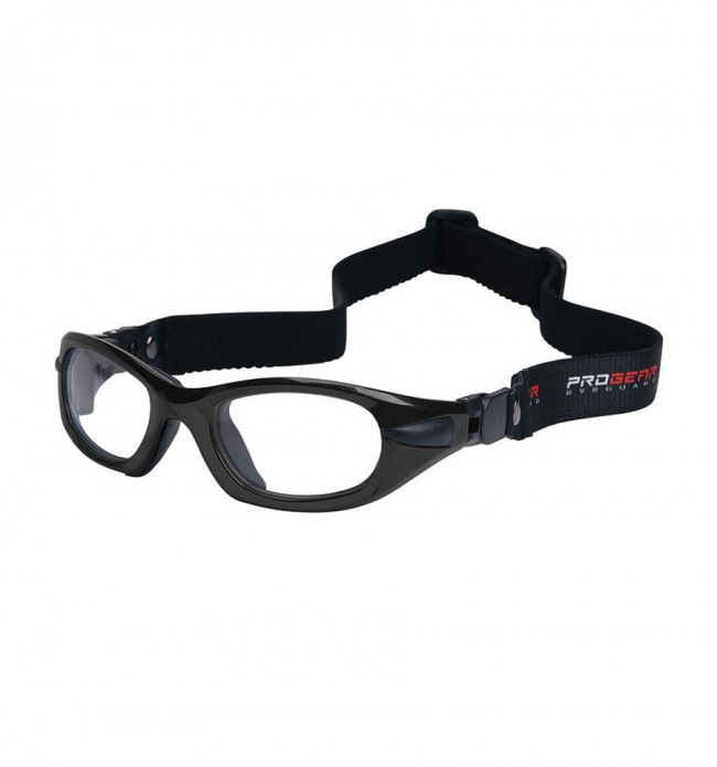 Sports glasses PROGEAR Eyeguard S, shiny metallic black