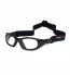 Sports glasses PROGEAR Eyeguard L, shiny metallic black