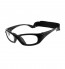 Sports glasses PROGEAR Eyeguard M, shiny metallic black
